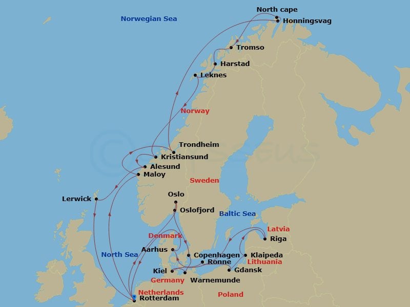 Cruise Map