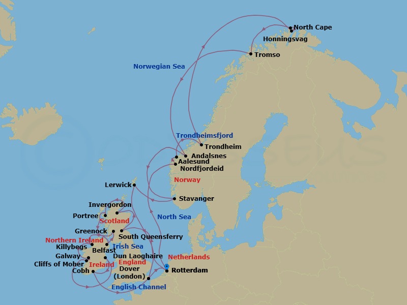 Cruise Map