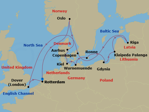 Cruise Map