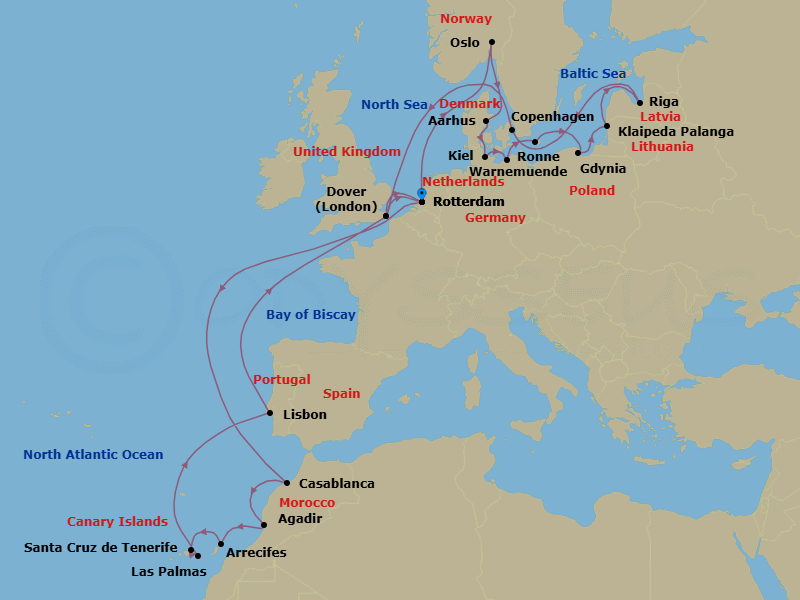 Cruise Map