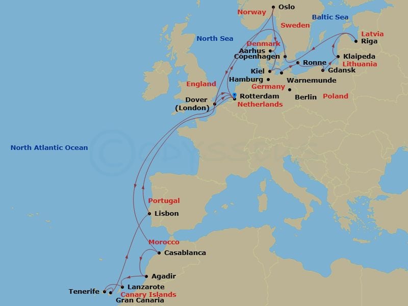 Cruise Map