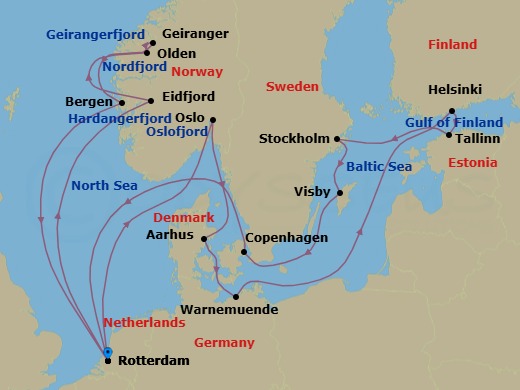 Cruise Map
