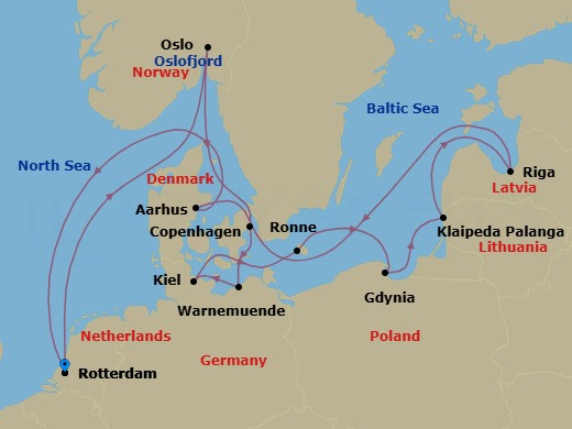 Cruise Map