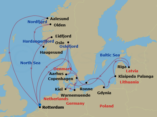 Cruise Map