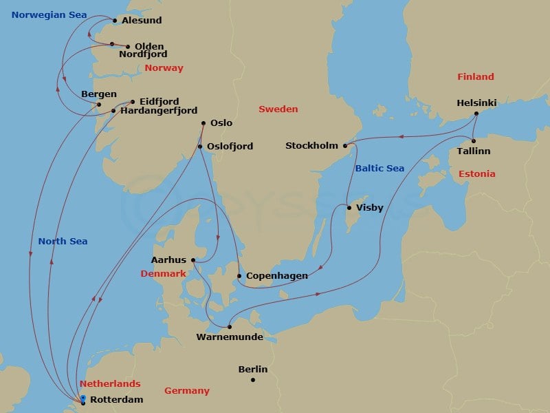 Cruise Map