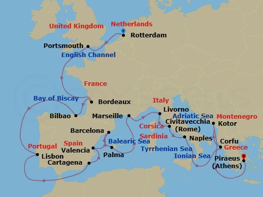 Cruise Map