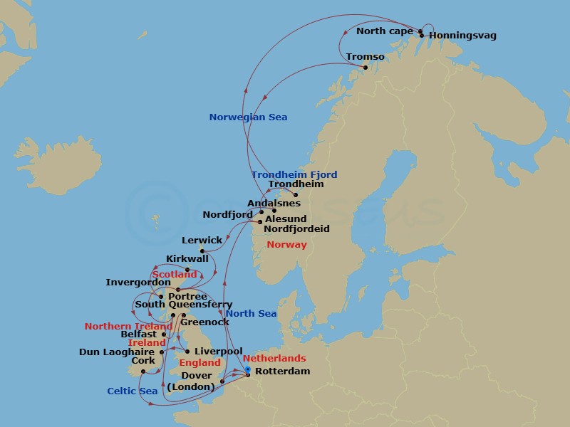 Cruise Map