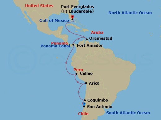 Cruise Map