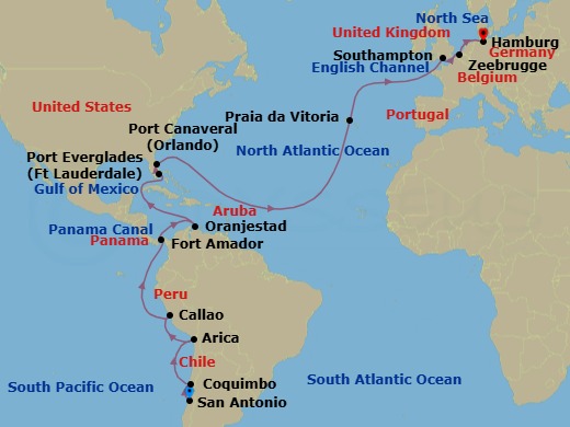 Cruise Map