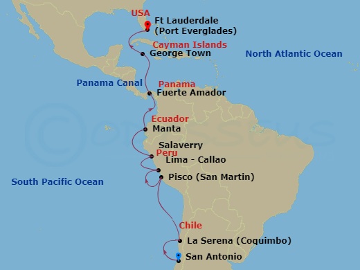 Cruise Map