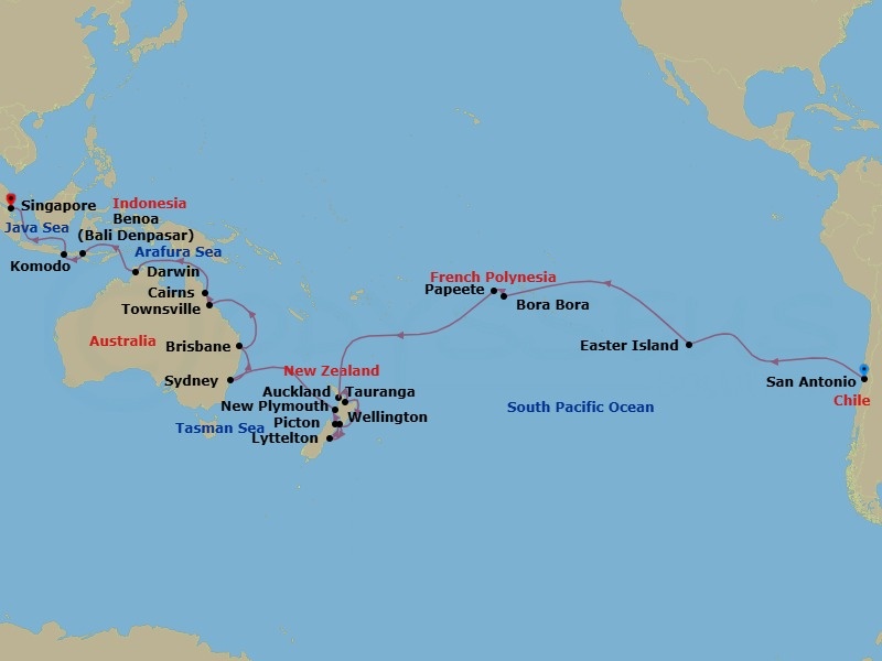 Cruise Map