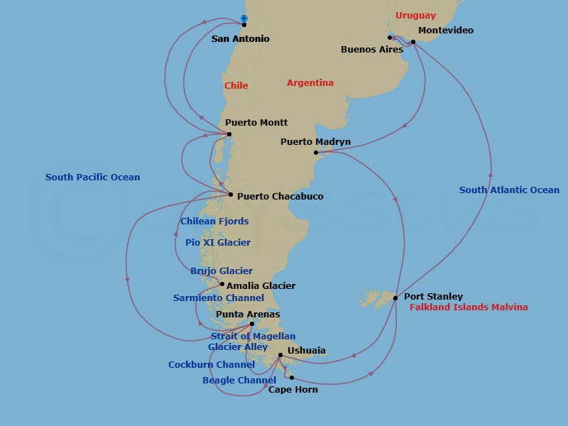 Cruise Map