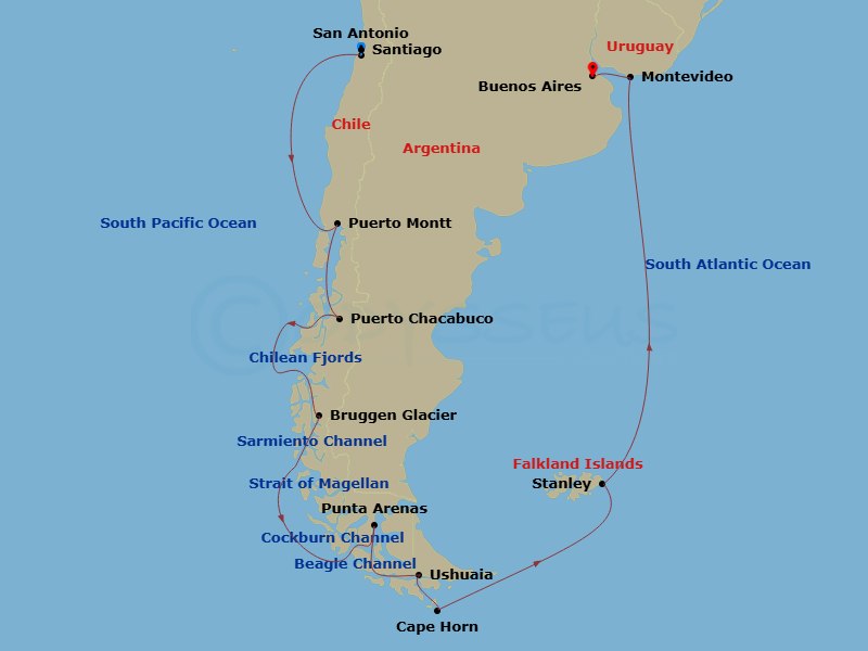 Cruise Map