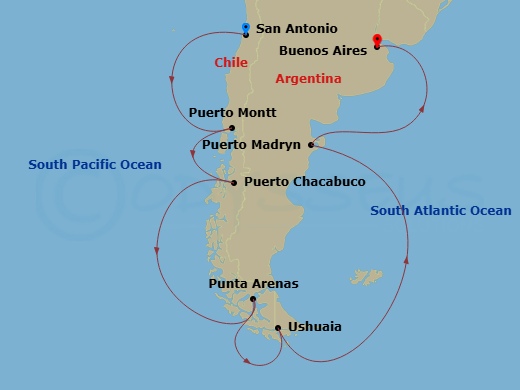 Cruise Map