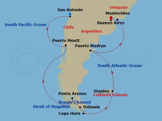 Cruise Map