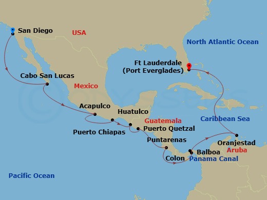 Cruise Map