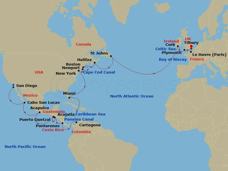 Cruise Map