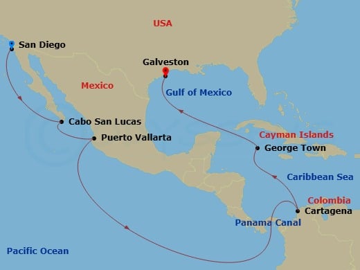 Cruise Map