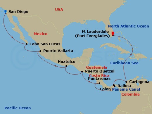 Cruise Map