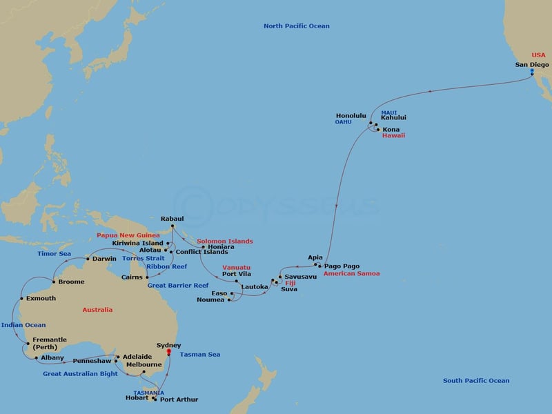 Cruise Map