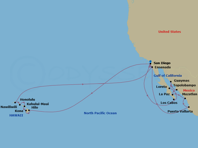 Cruise Map