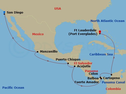 Cruise Map