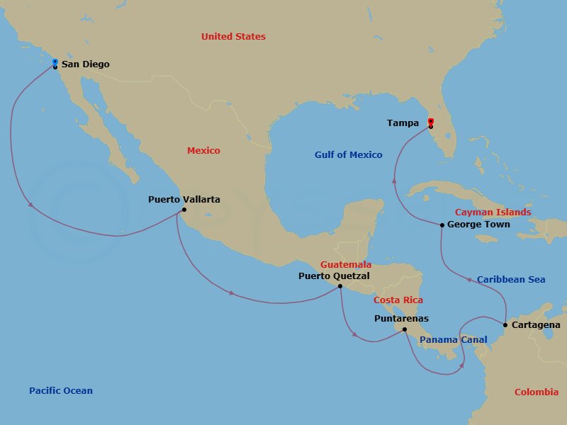 Cruise Map