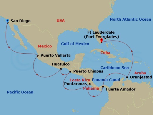 Cruise Map