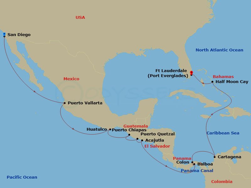 Cruise Map