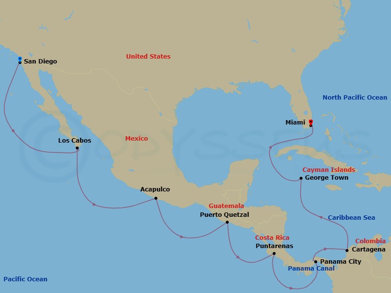 Cruise Map