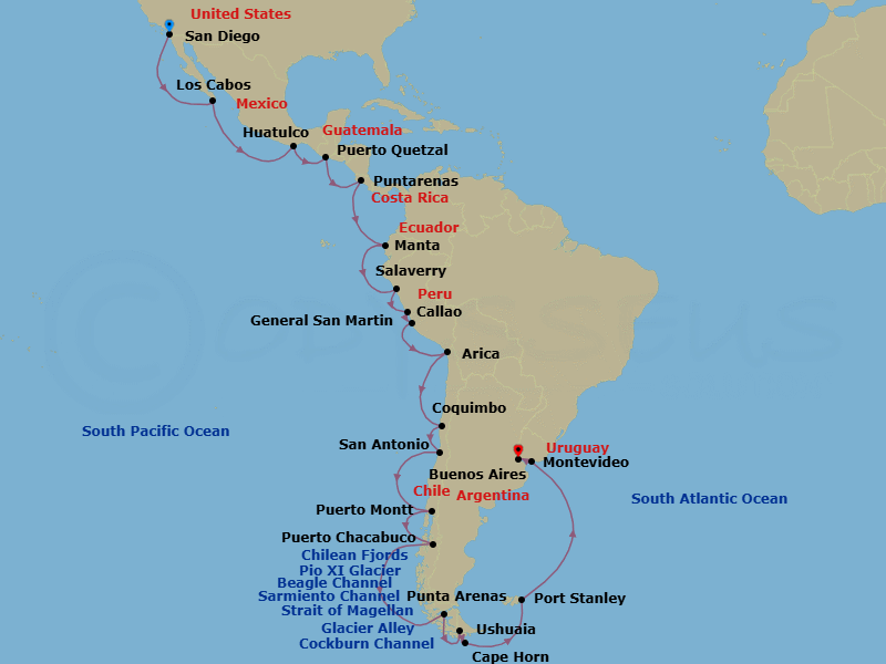 Cruise Map
