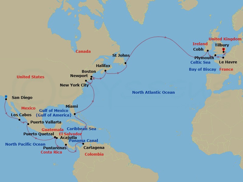 Cruise Map