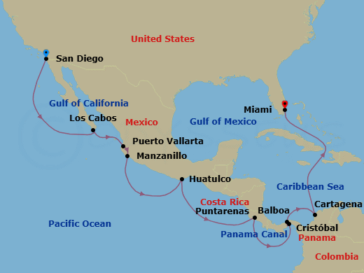 Cruise Map
