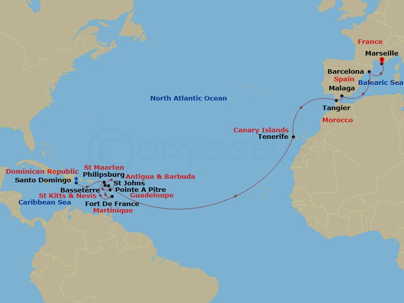 Cruise Map