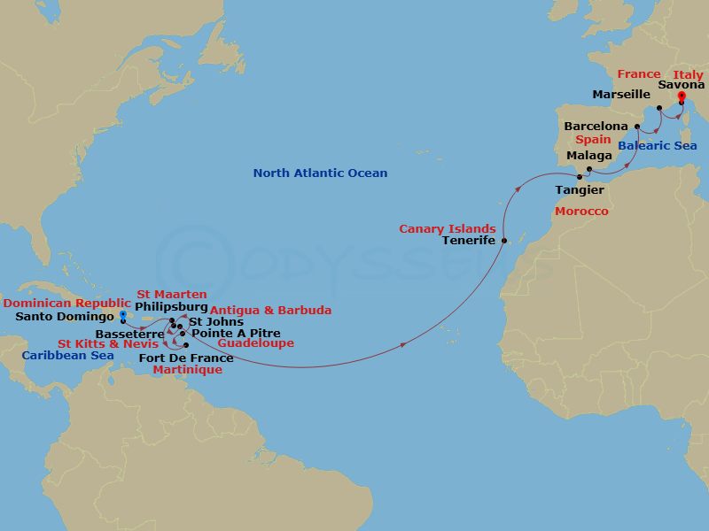 Cruise Map