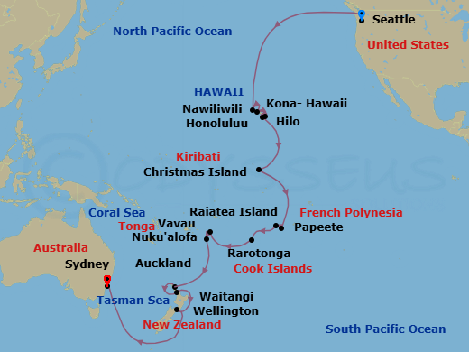 Cruise Map