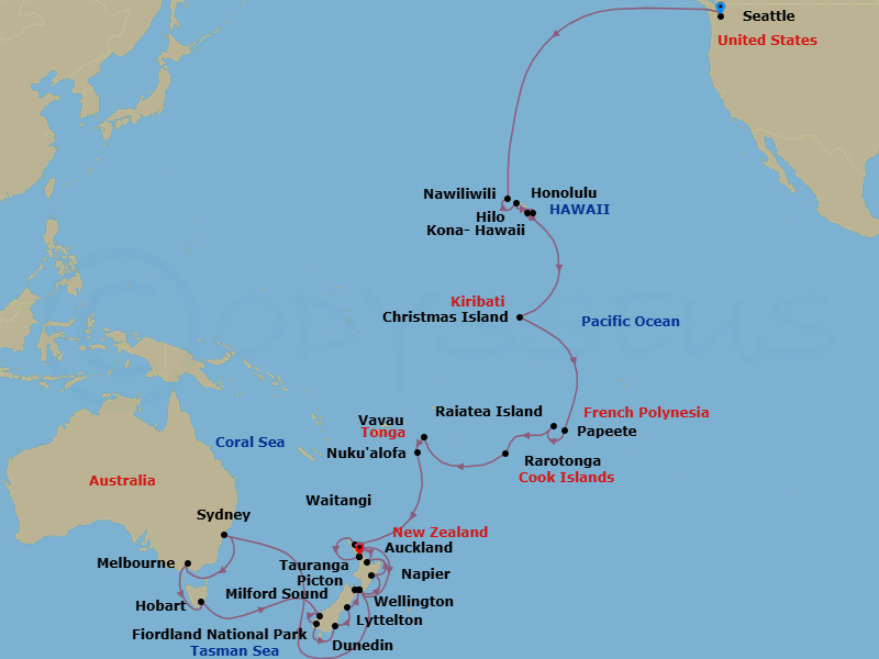 Cruise Map
