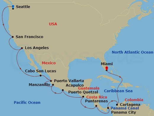 Cruise Map