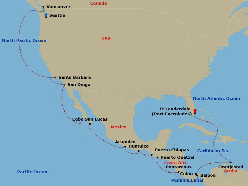 Cruise Map