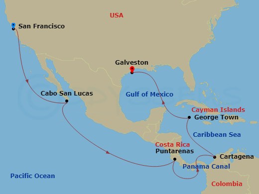 Cruise Map