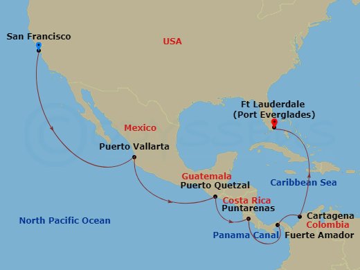 Cruise Map
