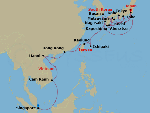 Cruise Map