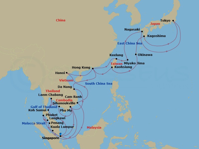 Cruise Map