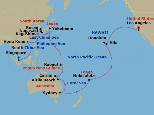Cruise Map