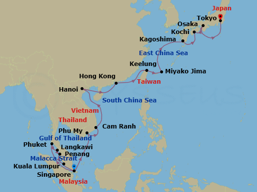 Cruise Map