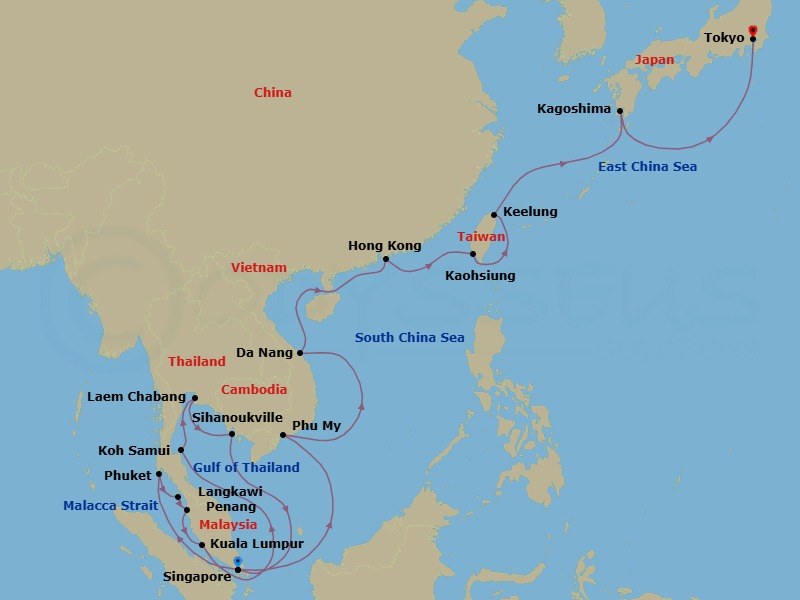 Cruise Map
