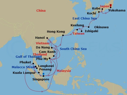 Cruise Map