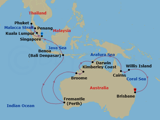 Cruise Map