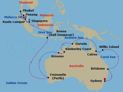 Cruise Map