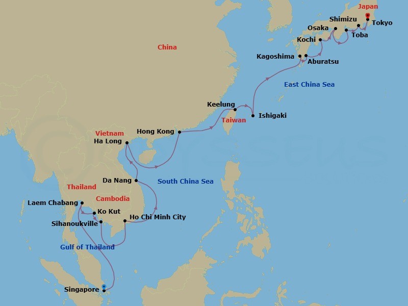 Cruise Map
